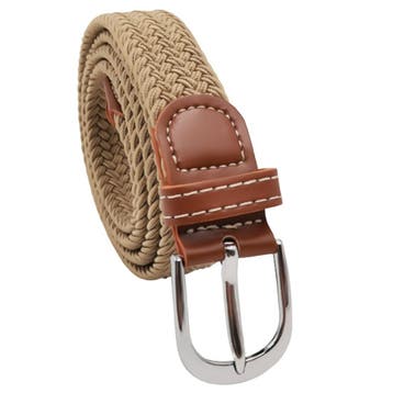 Fako Fashion - Elastische Gevlochten Riem - Damesriem -, Kleding | Dames, Riemen en Ceinturen, Verzenden, Nieuw