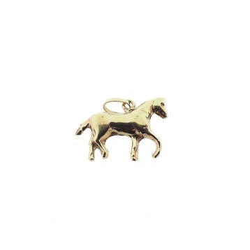 Gouden hanger van een paard (Hanger of bedel), Ophalen of Verzenden