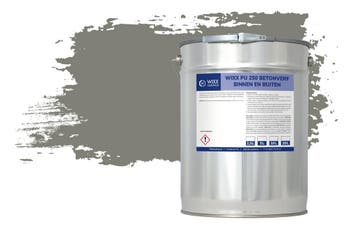Wixx PU 250 Betonverf Buiten en Binnen RAL 7023 | Betongrijs, Verzenden