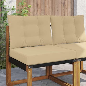 Bankkussen Beige 46% korting, Retour deal! (tuinkussens), Verzenden, Zo goed als nieuw