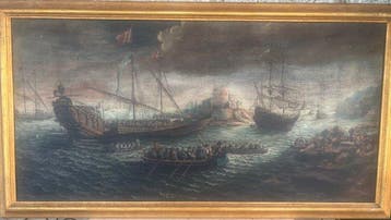 Seguidor de Gaspard van Eyck (XVIII), Navolger van - Marina