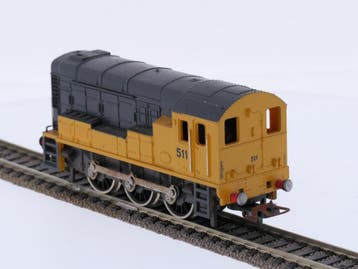 Schaal H0 Lima 205129 diesel locomotief Serie 500 Hippel..., Gebruikt, Ophalen of Verzenden, Lima, Gelijkstroom