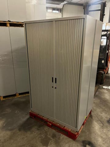 Aspa roldeurkast 197 x 120 x 45 cm (gebruikt), Huis en Inrichting, Gebruikt, 100 tot 150 cm, Verzenden, Metaal