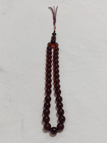 Chapelet - Ambre - 1970-1980 - Chapelet de perles de prière