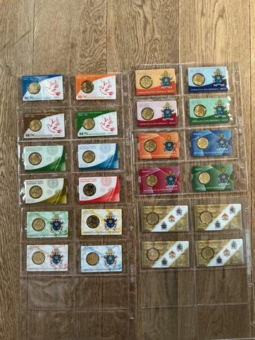 Vatican. Coin Card 2020/2025 (24 stuks)