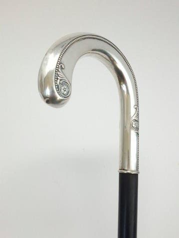 Gebrüder Kuttroff - Wandelstok - .800 zilver - Jugendstil -