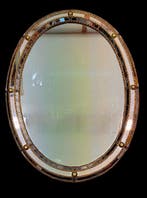 Spiegel- ovalvormig - Hout, Kristal - Venetiaanse stijl