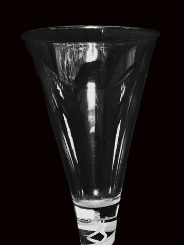 Verre à vin - Verre à vin géorgien à torsion, solide, circa