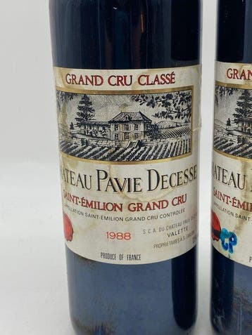 1988 Chateau Pavie Decesse - Saint-Émilion Grand Cru Classé, Verzamelen, Wijnen, Nieuw