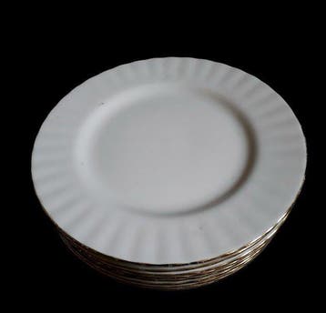 Royal Albert - Service à pâtisserie/gâteau (9) - Val dOr -