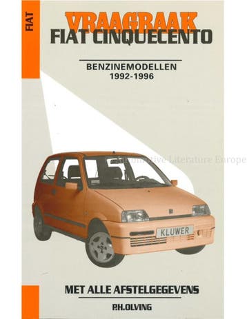 1992-1996  FIAT CINQUECENTO 0.9 | 1.1  VRAAGBAAK NEDERLANDS, Ophalen of Verzenden