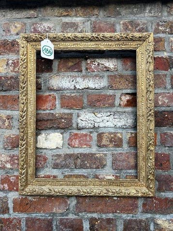 Lijst - 186. Antieke goud vergulde schilderijlijst. Voor, Antiquités & Art, Antiquités | Autres Antiquités