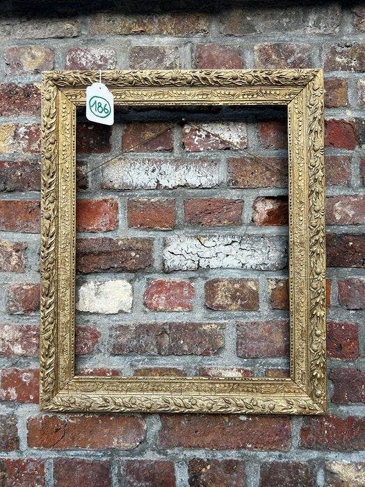 Lijst - 186. Antieke goud vergulde schilderijlijst. Voor, Antiquités & Art, Antiquités | Autres Antiquités
