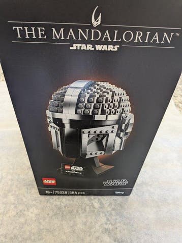 Lego Set - 75328 - Star Wars - The Mandalorian Helmet, Nieuw