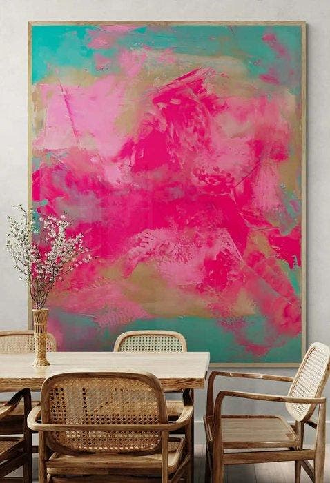 Giogia fl - No Me Dejes Con Las Ganas - XL -, Antiquités & Art, Art | Peinture | Moderne