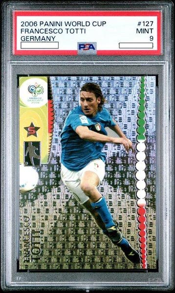 2006 Panini World Cup - Francesco Totti #127 Graded card -