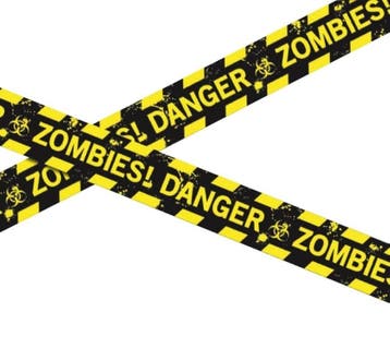 Halloween Lint Zombie 6m, Verzenden