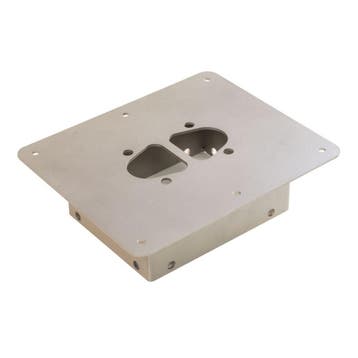 RVS montagevoet voor dubbele bodem 8cm, Bricolage & Construction, Chauffage & Radiateurs, Ophalen of Verzenden