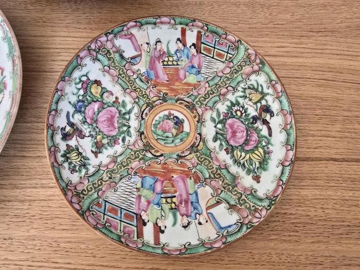 Antique / Vintage Chinese Canton Famille Rose Porcelain Set, Antiquités & Art, Antiquités | Autres Antiquités