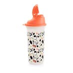 Tupperware Shaker 600 ml met Koeienprint OranjeTransparant, Maison & Meubles, Cuisine| Tupperware, Verzenden
