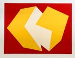 Charles Hinman (1932) - Yellow on red, Antiquités & Art