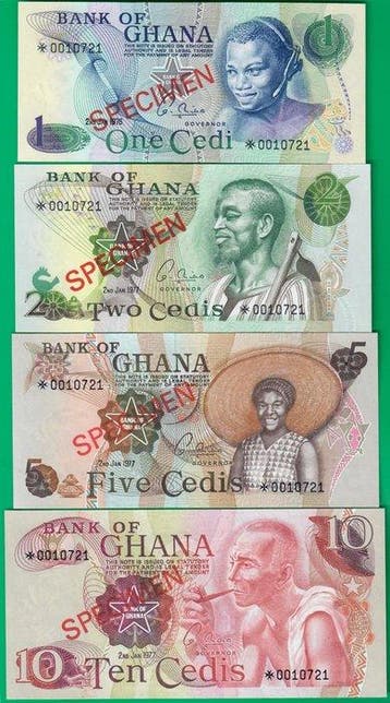 Ghana. - Collector Series specimen set - 1978 issue - Pick, Postzegels en Munten