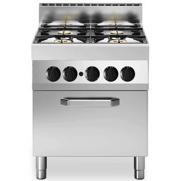 Fornuis + Oven | FUN 700 | Aardgas | 4 Branders (2x 3.7kW +, Verzenden, Nieuw in verpakking
