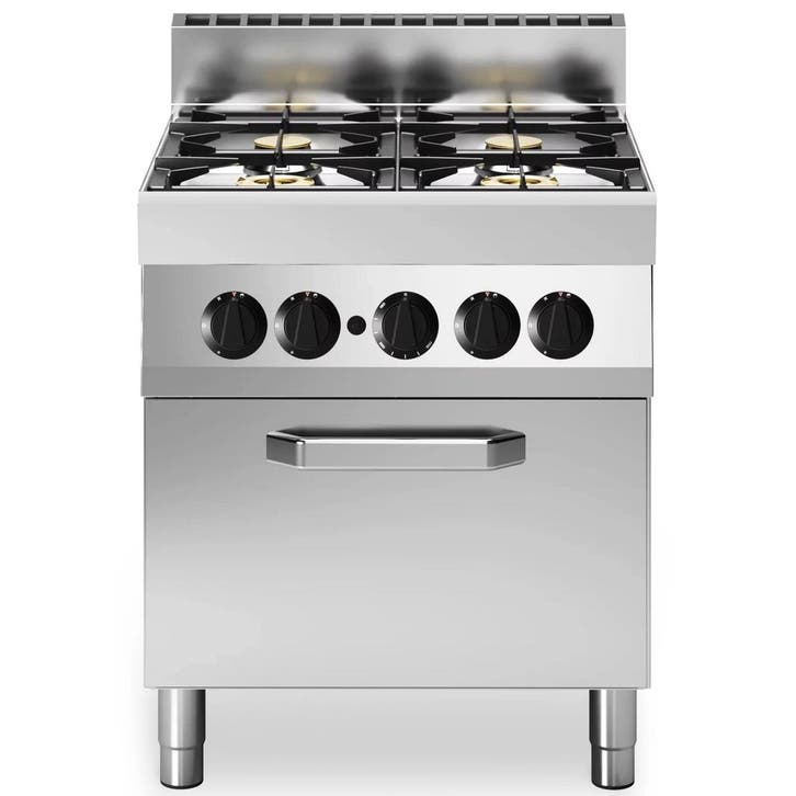 Fornuis + Oven | FUN 700 | Aardgas | 4 Branders (2x 3.7kW +, Zakelijke goederen, Horeca | Keukenapparatuur, Nieuw in verpakking