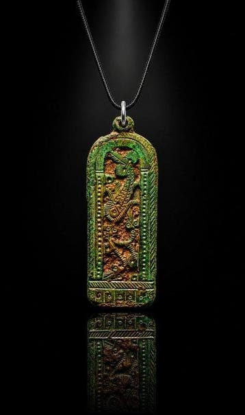 Vroeg-middeleeuws Brons Amulet