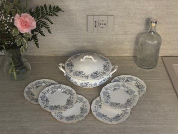 royal albert - Service de table (7) - érable argenté -, Antiquités & Art