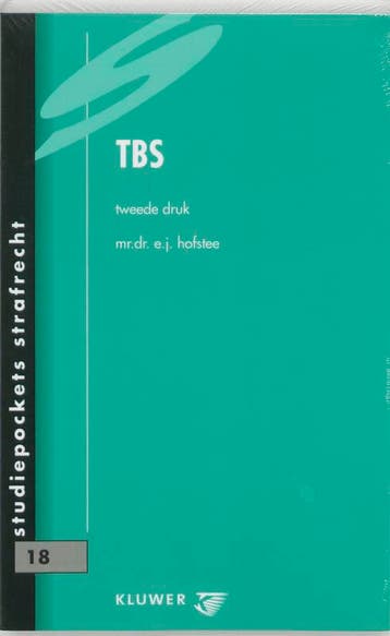 TBS / Studiepockets strafrecht / 18 9789026839719, Verzenden, E.J. Hofstee
