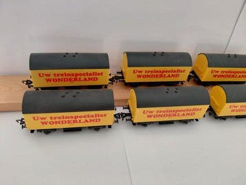 Fleischmann H0 - NB - Ensemble de wagons de marchandises, Hobby en Vrije tijd, Nieuw
