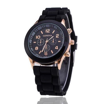 Jelly Horloge voor Dames - Kwarts Uurwerk Silicoon Bandje, Verzenden