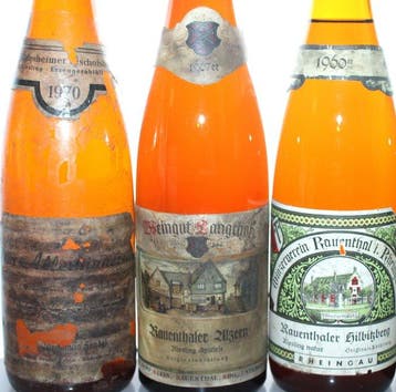 1957 + 1959 + 1960 + 1967 + 1970 + 1976 Riesling:, Verzamelen, Nieuw