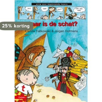 Waar is de schat? / Strip voor beginnende lezer, Boeken, Stripverhalen, Verzenden, Gelezen, Jørgen Hofmans