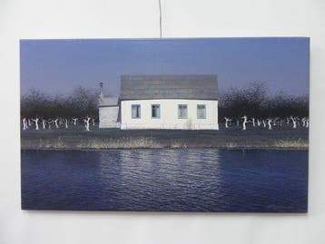 Valery Shkarubo (1957-2020) - A House Amidst the Forest