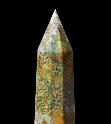 3,7 kg Enorme Blauwe Mosagaat Obelisk – 46 cm Indiase