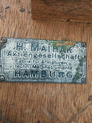 Instrument technique et scientifique H. Maihak