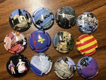 Collectie champagnecapsules - Volledige series & divers.