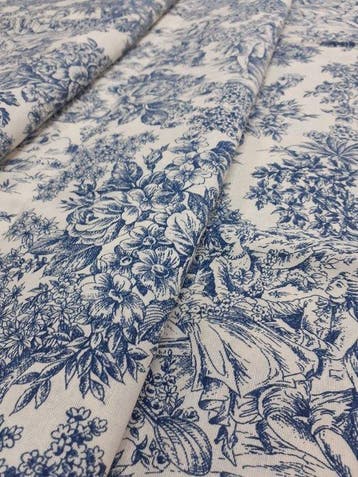 Tissu d’ameublement - 5 m - 1.4 m - toile de Jolie, Antiek en Kunst