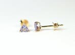 Tanzanite 2 boucles doreilles à clip / neuves- 0.56 g - (2)