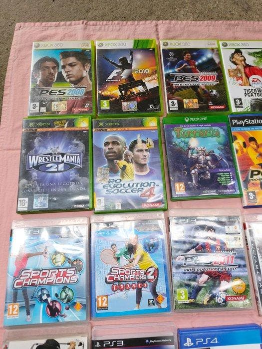 Atari, Microsoft, Nintendo - Lotto 60 Videogames XBOX PS2, Games en Spelcomputers, Spelcomputers | Overige Accessoires