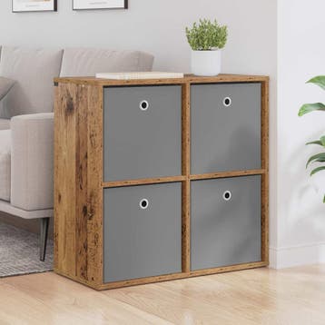 vidaXL Dressoir met lade Oudhout 68,5 x 32 x 67 cm, Verzenden