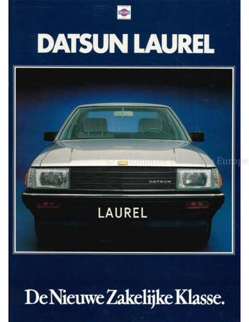 1981 NISSAN LAUREL BROCHURE NEDERLANDS