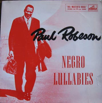 Paul Robeson – Negro Lullabies EP, CD & DVD, Verzenden, Soul