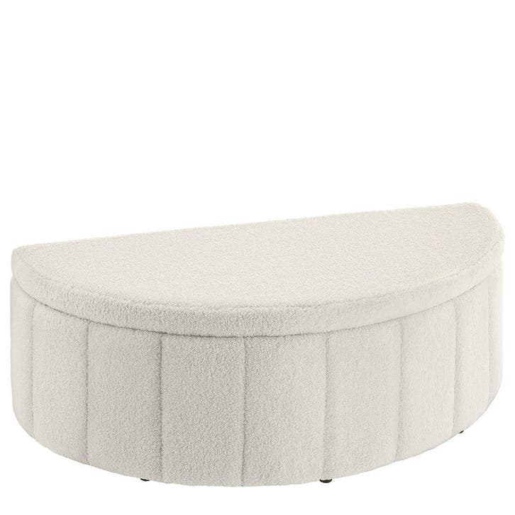 tectake Gestoffeerde bank Moon met grote opbergruimte, draag, Animaux & Accessoires, Maisons pour chiens, Envoi