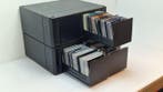 2 X Storage Drawer Units + 60 Mini Discs – Varied