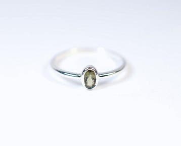 ring Moldaviet / facetgeslepen / nieuw - 1.08 g - (1)