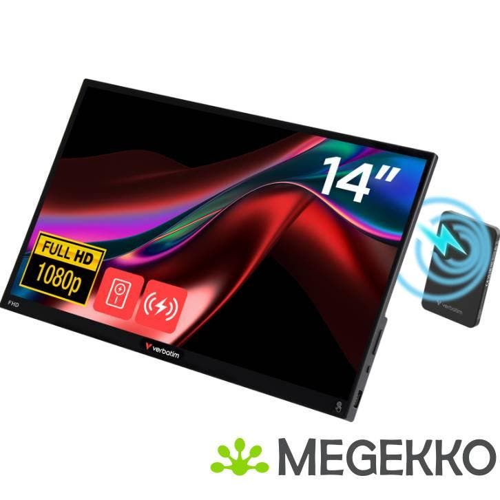 Verbatim 32088 14  Full HD Draagbare Touch Monitor, Computers en Software, Overige Computers en Software, Nieuw, Verzenden