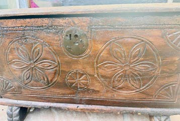 Grand coffre du Rajasthan - Bois - Inde - fin du XIXe siècle